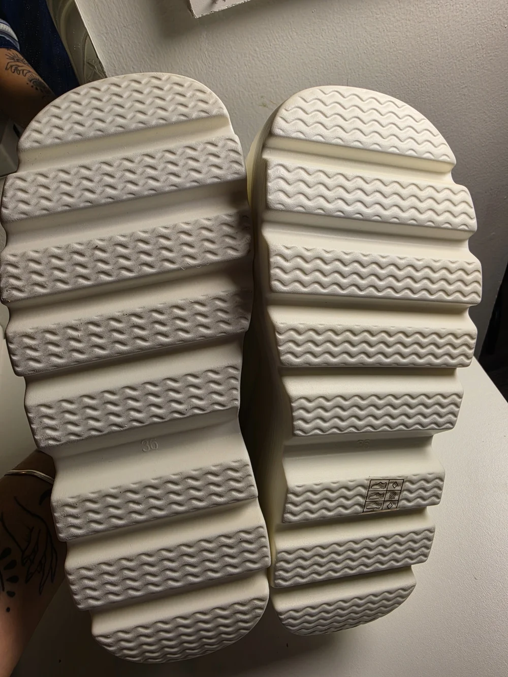 SHEIN White Platform Sneakers